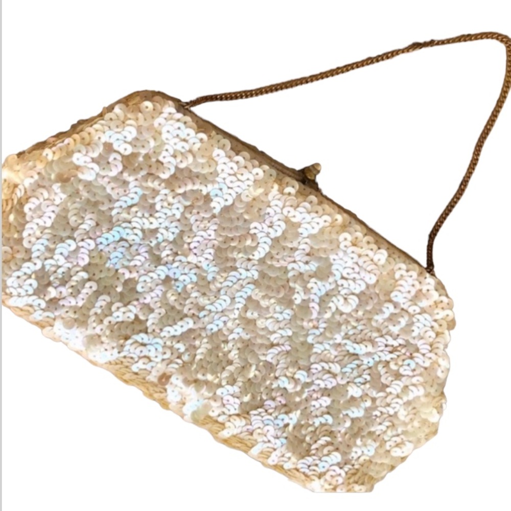 🎉HP🎉Vintage 1940s-1950s Sequin Clutch
